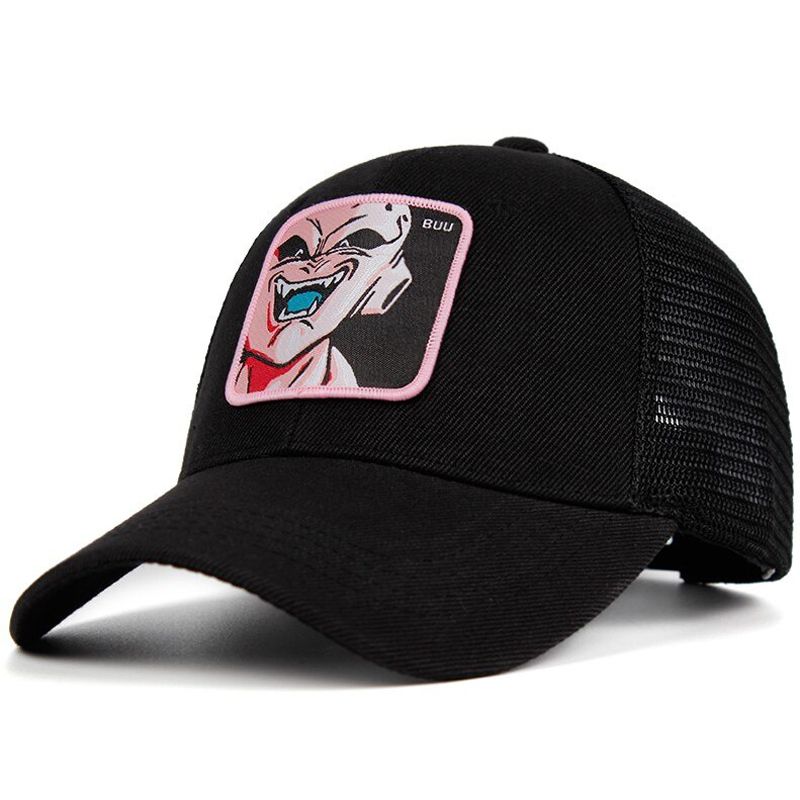 Majin Buu Mesh Dragon Ball Snapback Baseball Cap Men Women Hip Hop Trucker Dad Hat Summer Dropshipping