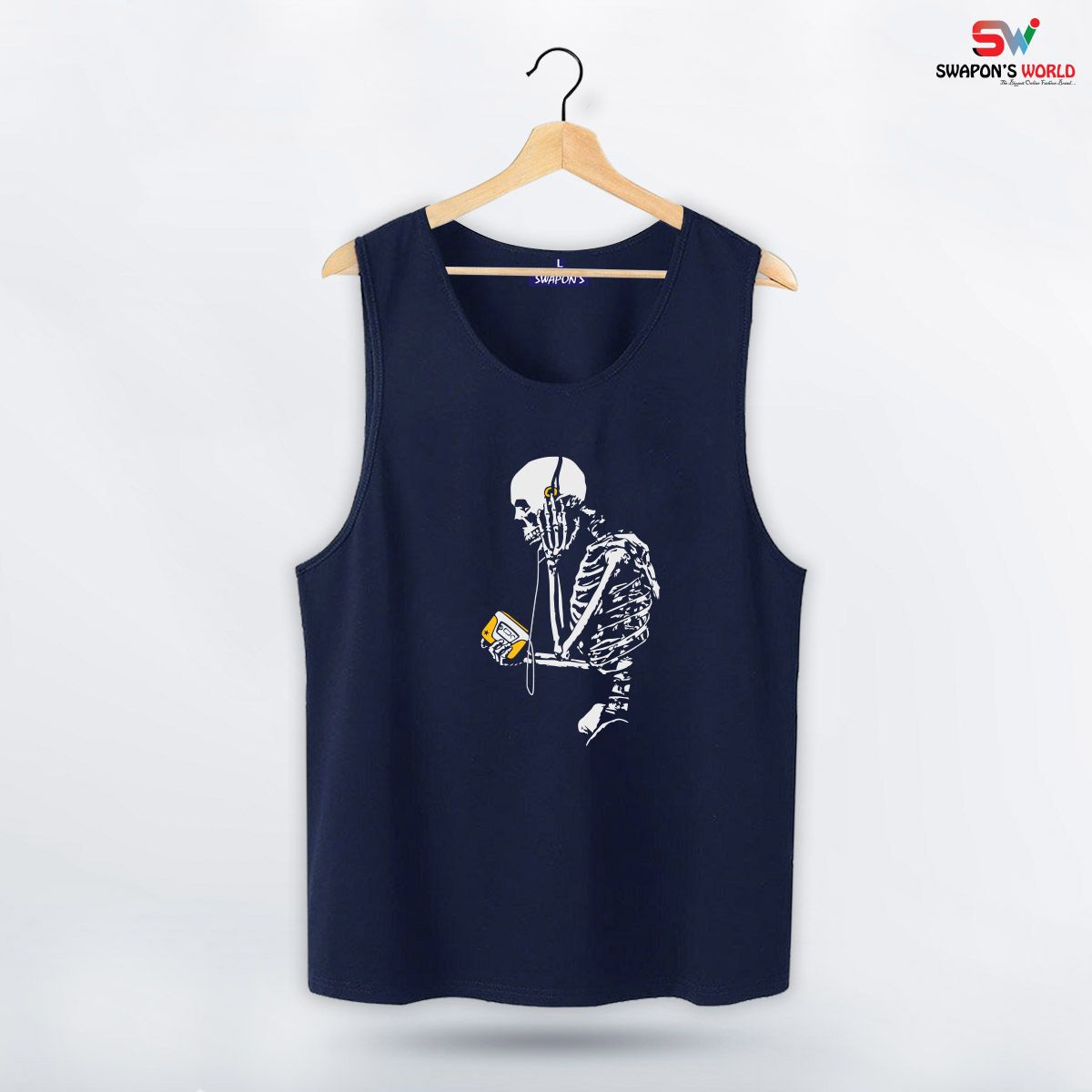 Music Lover Skeleton Tank Top For Men - 17671T