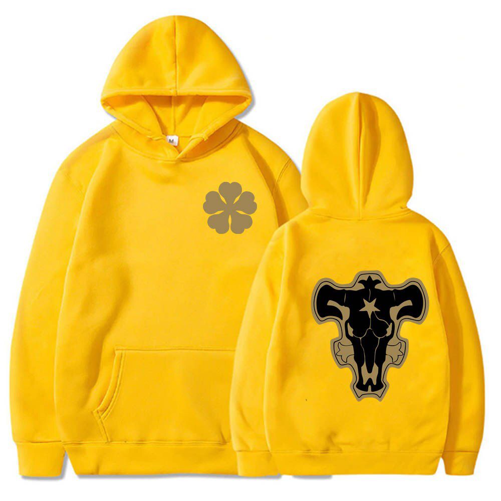 Harajuku Black Clover Unisex Hoodies Men's Hoodie Streetwear Casual Sweatshirts