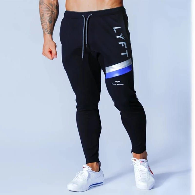 Black Cotton Trouser For Man -  Joggers For Men - Joggers For Men