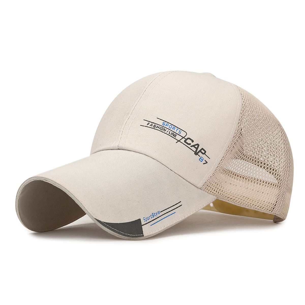 Hip Hop Hat Summer Breathable Unisex Women Men Mesh Baseball Cap Adjustable Trucker Sport Hat Streetwear Bone