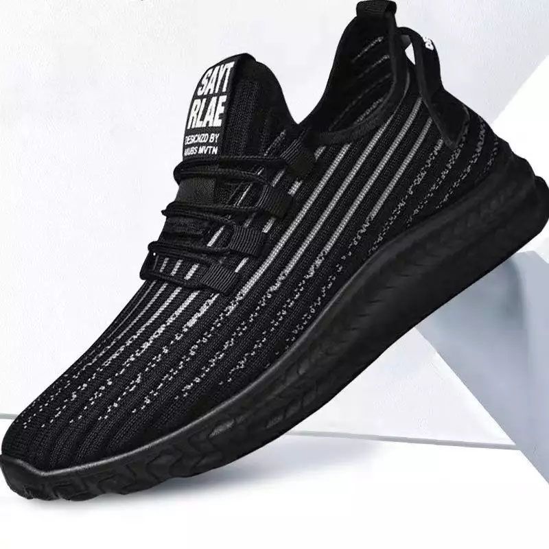 Matte Black Sneakers for Men