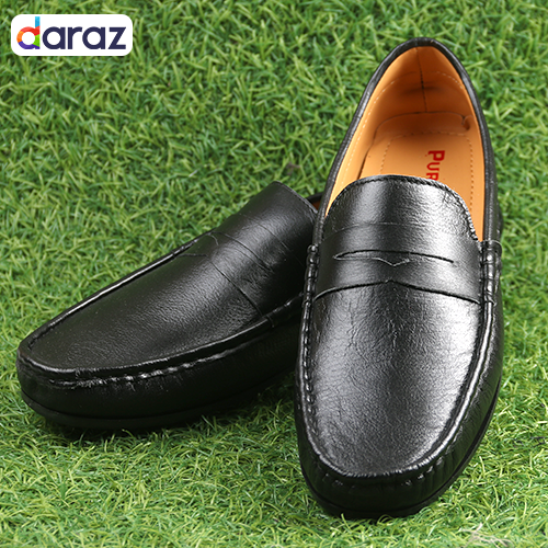 Premium Leather Loafers Shoes for Men F&D99-F108 Black
