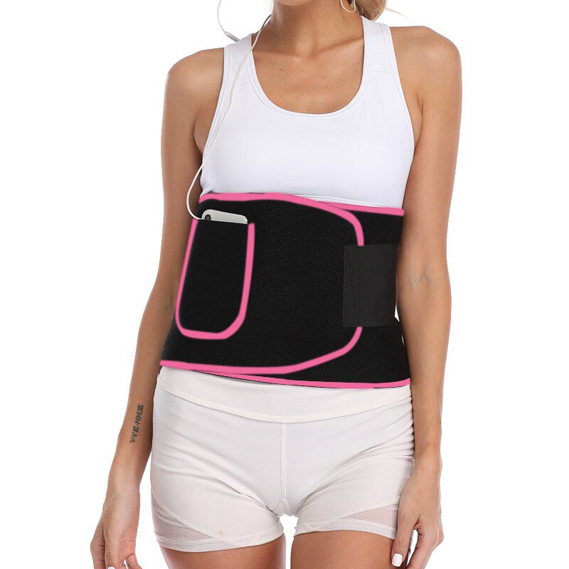 Waist Trimmer Belt for Men&Women Stomach Waist Trainer Weight Loss Wrap Sweat Sauna Slimming Body Shaper Fat Compression Strap