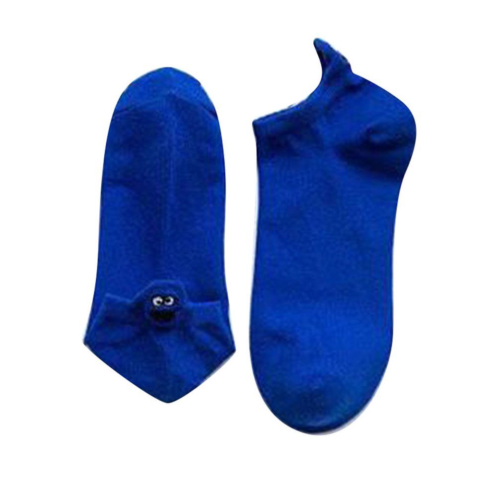 Embroidery couple funny expression short boat socks Women Socks Spring and Summer Sweat Absorbing Deodorant Boat Socks