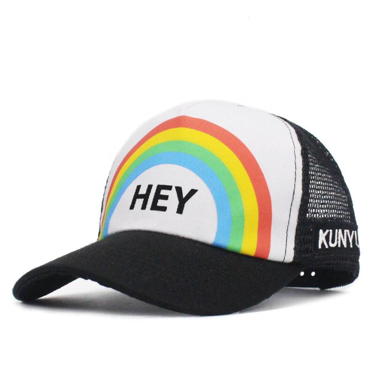 Kids Baseball Cap Summer Children Mesh Cap Sun Hats For Baby Girls Snapback Golf Caps Bones 2019