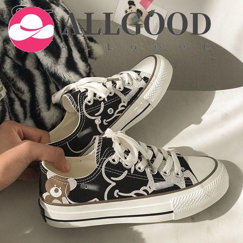 Sneaker Korean Shoes for Women New Style  Cartoon Bear Rubber Shoes sapatos for women