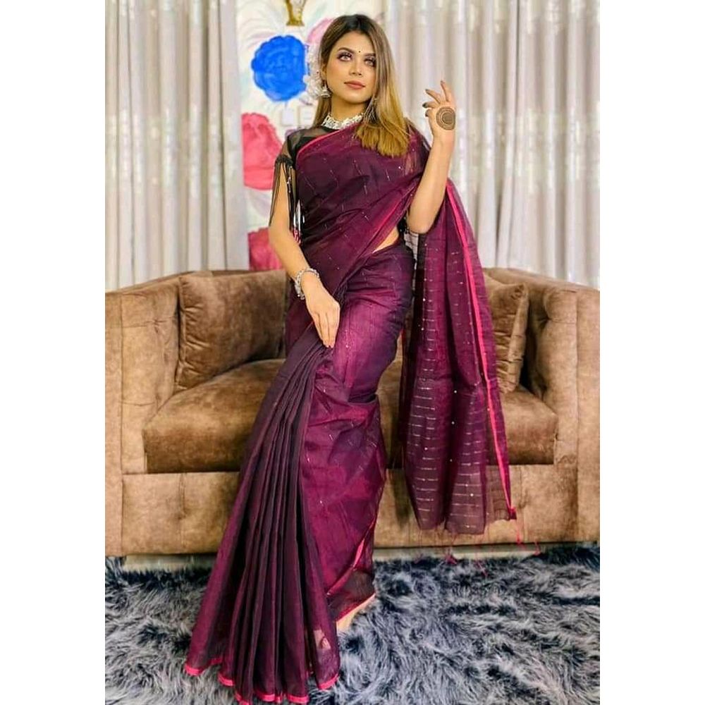 handlome chumki sari