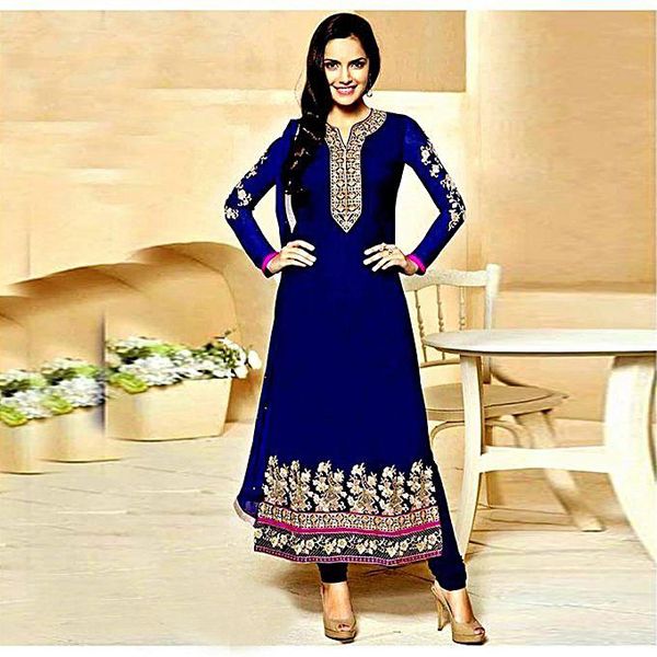 Unstitched New Block Printed Cotton Salwar Kameez