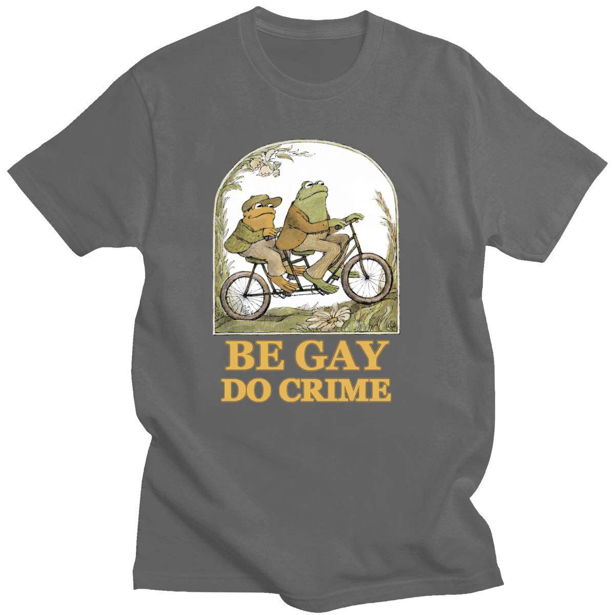 New Letter Short Sleeve T-Shirts Print Frog and Toad Fashion Men/Women Summer T-Shirts Casual Clothes  European Size