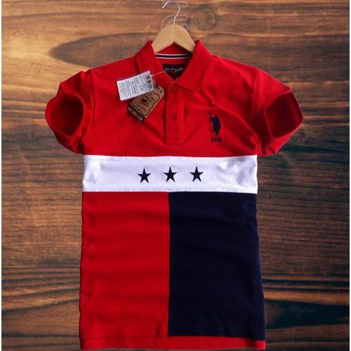 Premium Multicolour Cotton Polo T Shirt For Men
