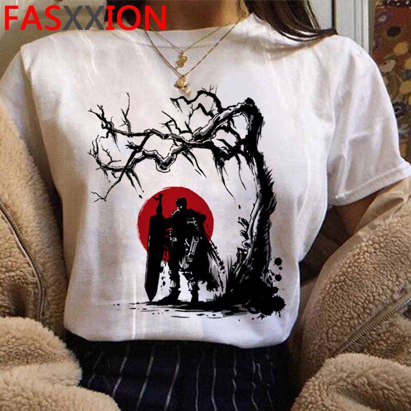 Berserk Guts Funny Cartoon T Shirt Men Manga man Gatsu Sacrifice Zodd Anime T-shirt 90s Uni Tshirt  Hop Top Tee Male