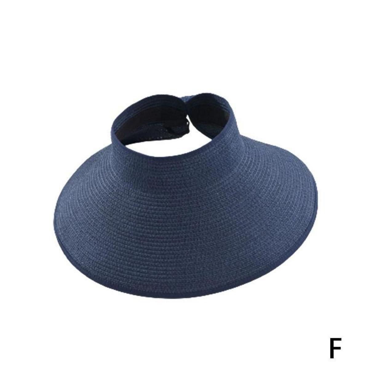 Summer Beach Sun Hats For Women Fashion Conciseness Wide Eaves Collapsible Rollable Drafting Hat Sun Hat Beach Hat New