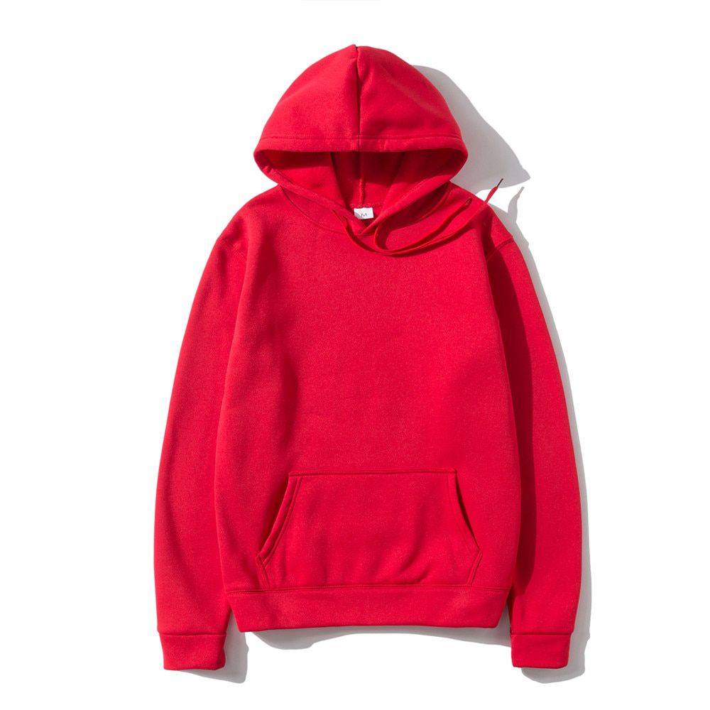 Men Woman Hoodies Sweatshirts Fashion Solid color Red Black Gray Pink Hooded  Hop fleece Hoody Mens Brand Hoodie Streetwear