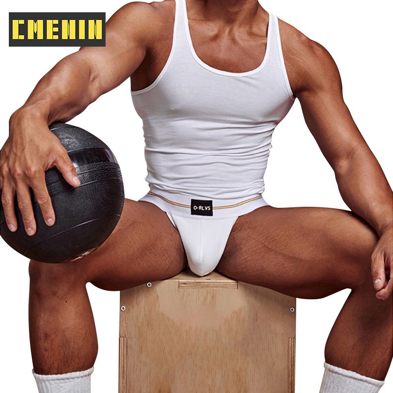CMENIN ORLVS (1Pcs) Cotton Breathable Soft Underwear Men Jockstrap Ins Style Briefs Mens Underpants OR6109