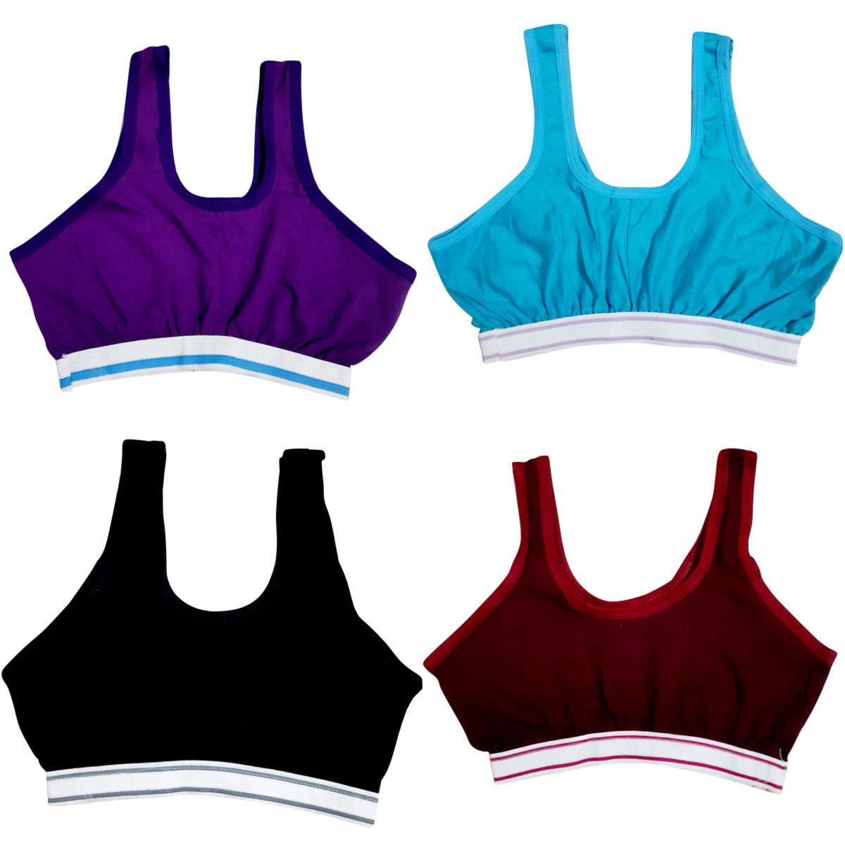 4 pieces semis bra,  air bra,  teenager's bra for girls & Women