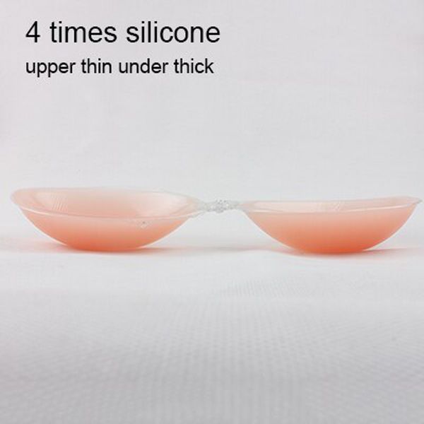Invisible Strapless Bra Thickening Pad Insert Plug Small Chest Silicone Femininoo Swimsuit Wedding Push U Intimp Bras Sticky