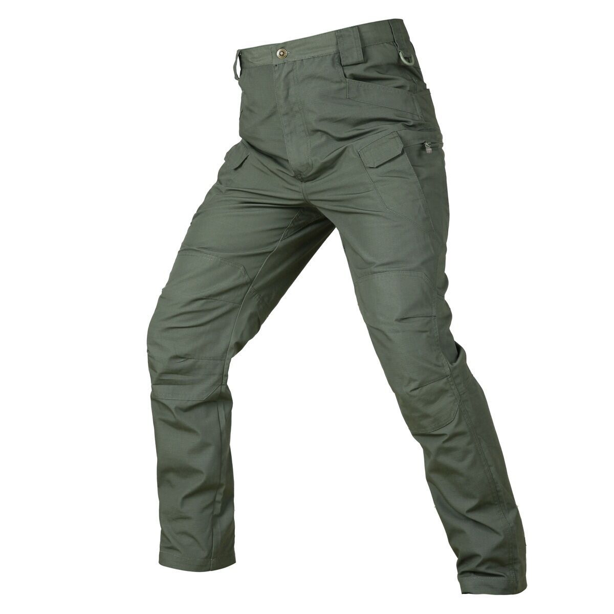 Pants Men Cotton Multi-cket Stretch  Outdoor Casual Pants Men Waterproof and Windproof Cargo Pants