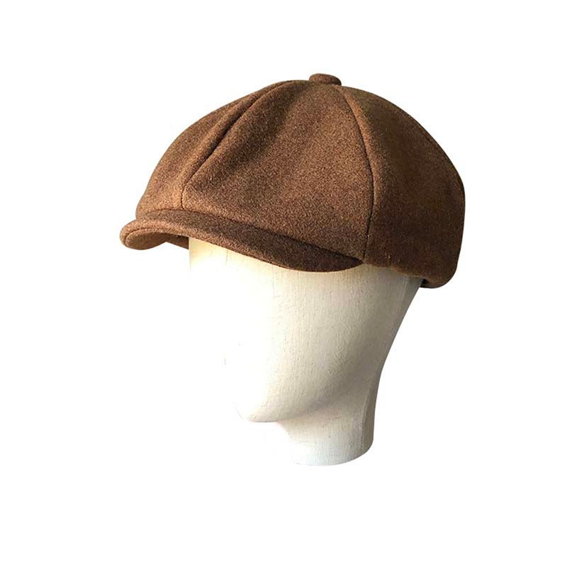 Black Camel Wool Hat Man Newsboy Caps Herringbone TWarm Winter Octagonal Hat Male Female Gatsby Retro Flat Caps BLM65