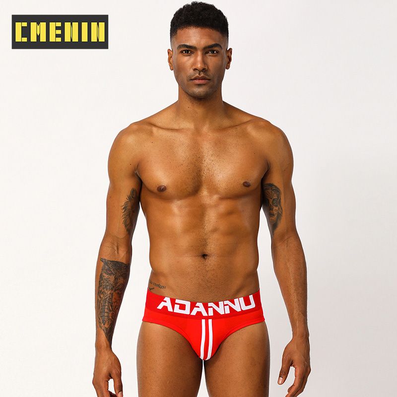 CMENIN 1pcs  Stripe Cotton  Men Underwear thongs Mens Jockstrap  Thongs And G strings CMENIN 1pcs Comfortable Dot Innerwear AD129