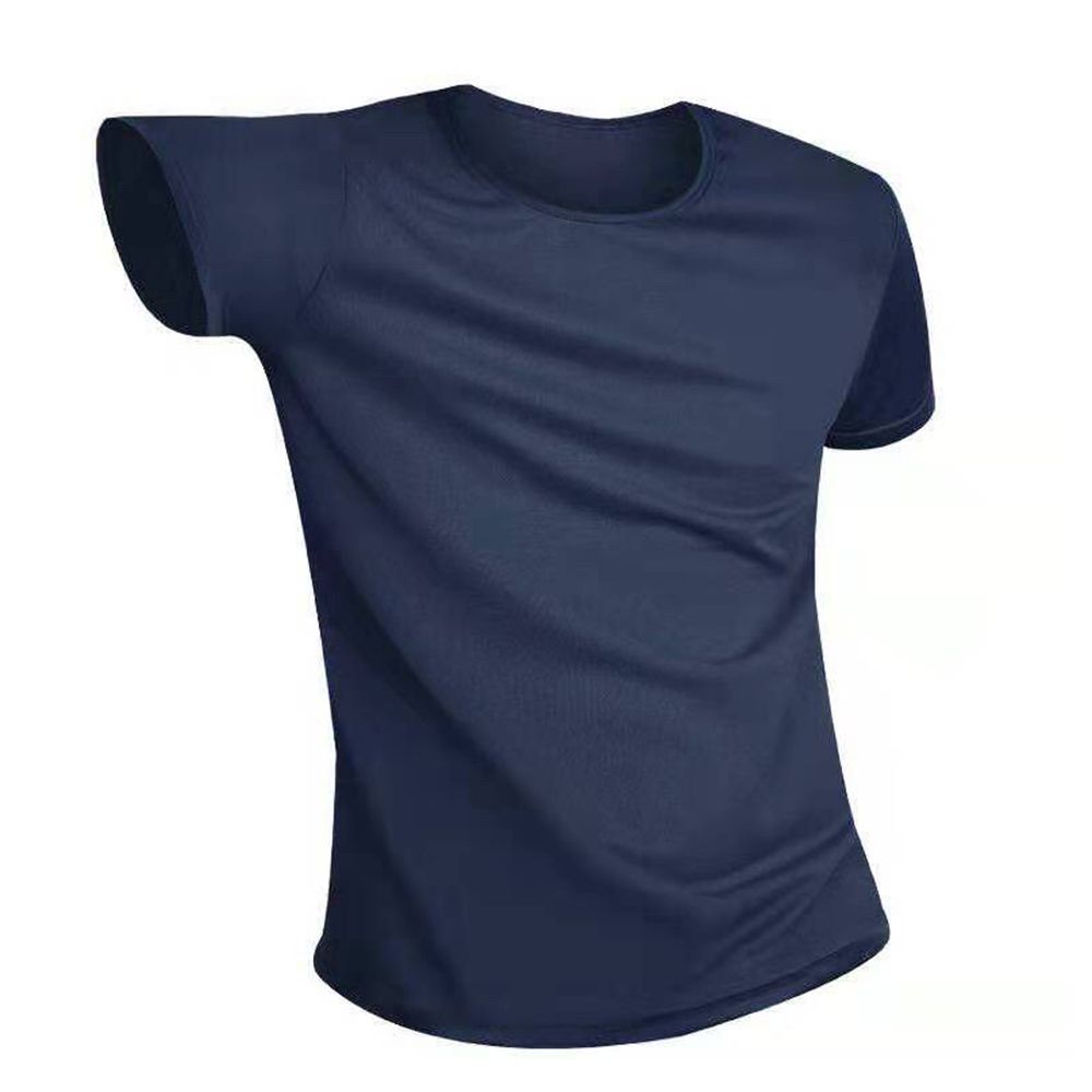 OIMG Nano Technology Oil Resistant Tshirt Breathable Simple Clean Hydrophobic Waterproof Mens T Shirt O-Neck Fitness Quick Dry T-Shirt Tops Tees