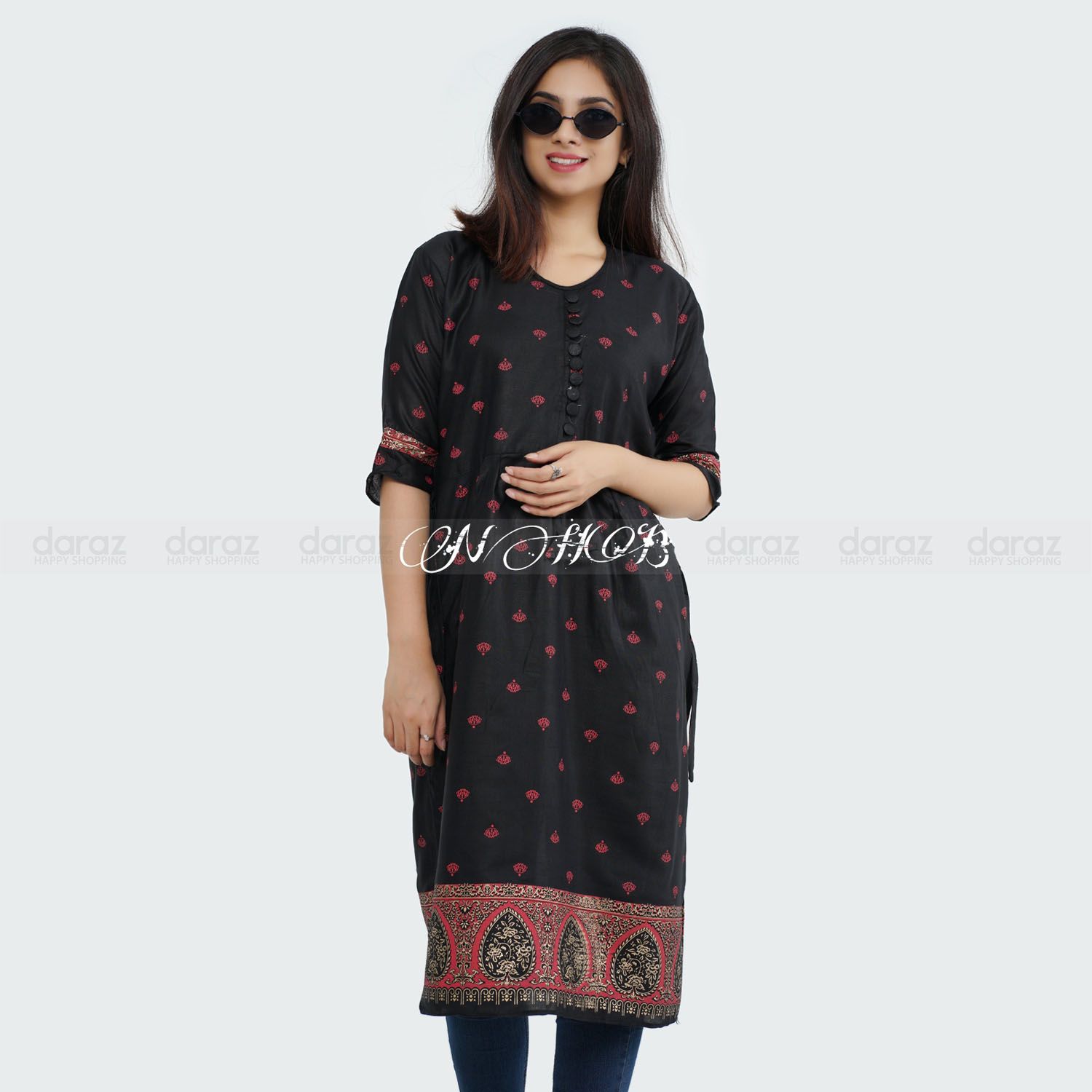 Readymade stylish hot kurti for girls long linen one pcs