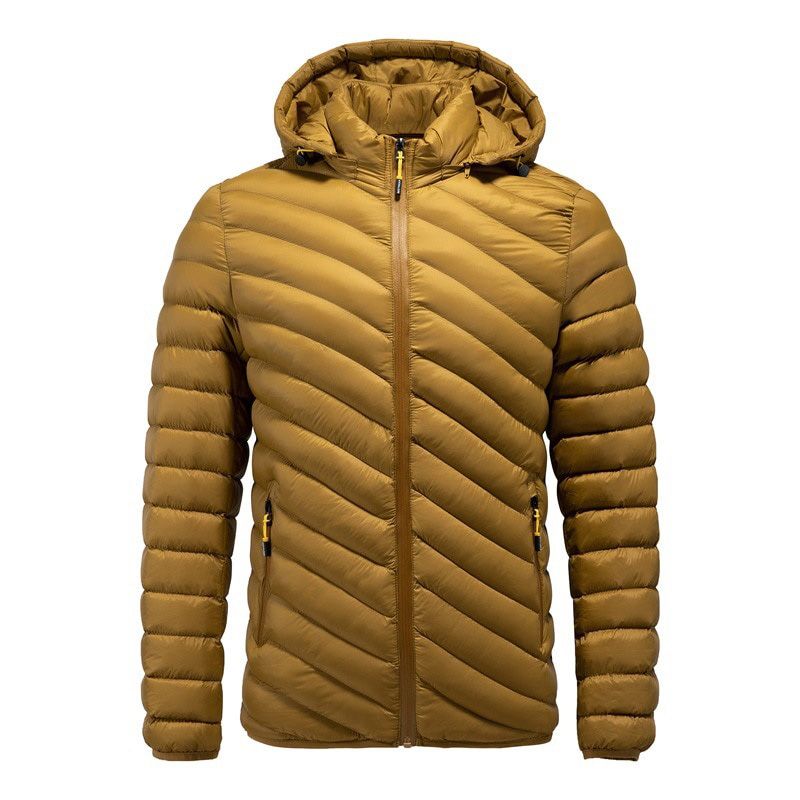 Winter Warm Waterproof Thick Jacket Parkas Coat Men Autumn Windproof Detachable hat Slim Parkas Jacket Men