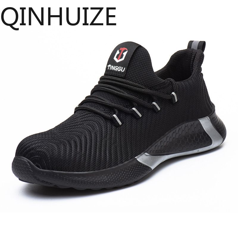 Summer work safety shoes men's anti-smashing and anti-piercing steel toe safety protective work boots