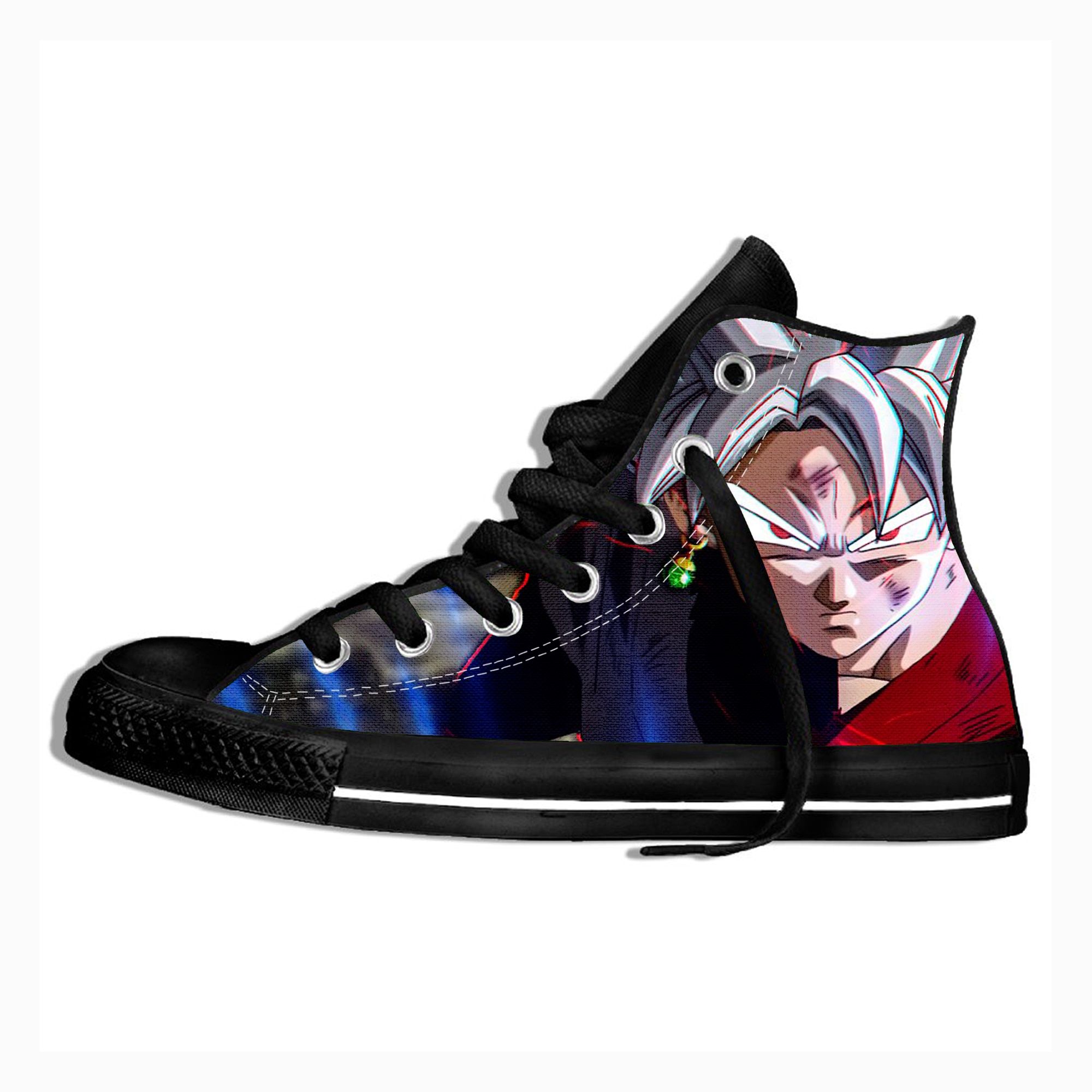 Son Goku Fashion Vulcanized Shoes Men Sneakers New Retro  Canvas Shoes Men Flat Fashion Comfort High Top Shoes