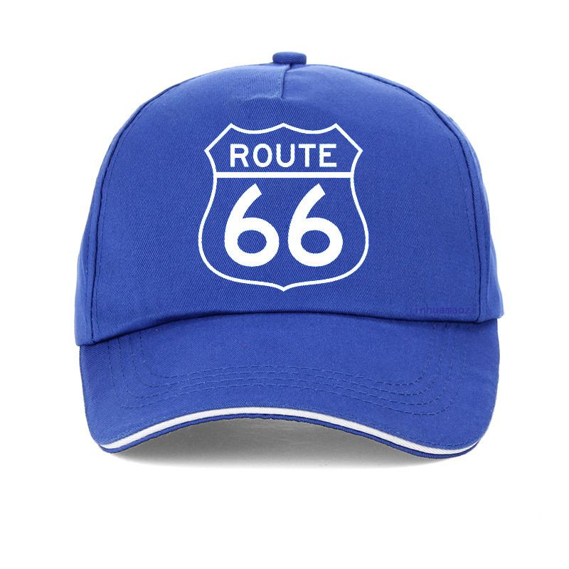 Route 66 Mother Road Baseball Cap Women Fashion Letter Hat For Men Cotton adjustable Snapback hats Hip Bone