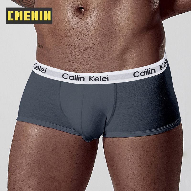 CMENIN Brand  Modal Fashion Men underwear Boxers Quick Dry LOGO Mens Boxer Trunks  CK1506