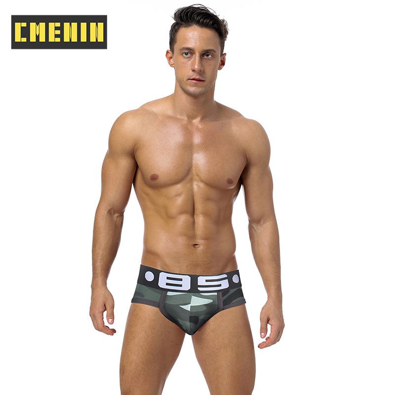 CMENIN 1pcs BS (1 Pieces) Comfortable Spandex  Underwear Men Jockstrap Briefs Ins Style Men Underpants Male Panties Dot Mens Innerwear BS141