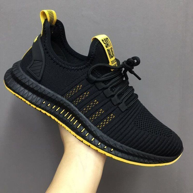 Casual Shoes Men Fashion Sneakers- yellow