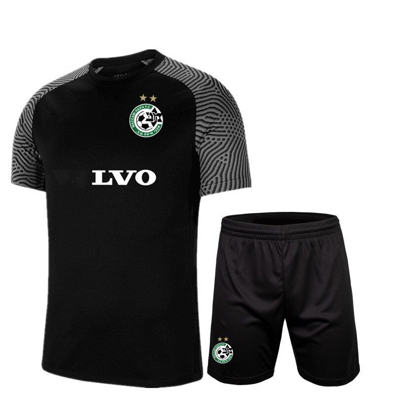 Maccabi Haifa home Away third jersey 2021/22 ATZILI HAZIZA PLANIC CHERY grey Kids Kit Football shirt