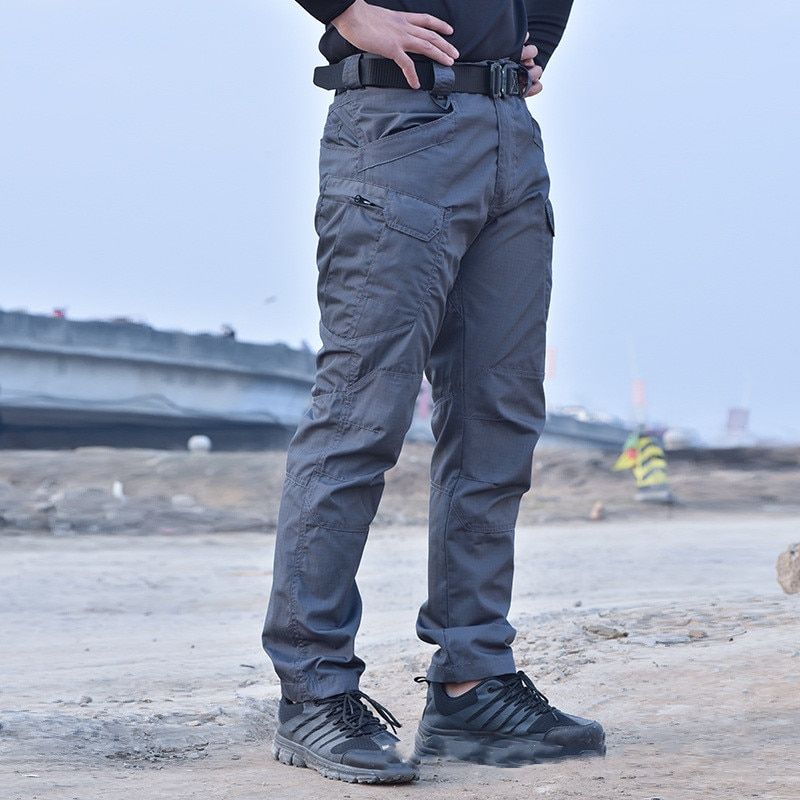 Mens  Cargo Pants Elastic Multiple Pocket  Male Trousers Outdoor Joggers Pant Plus Size Tactical Pants Men
