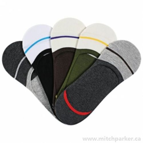 Men's Invisible Sock Liners 5 Pair