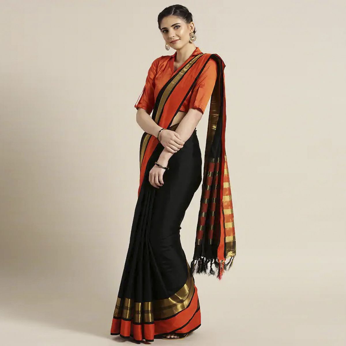 Multicolor Silk Saree for women