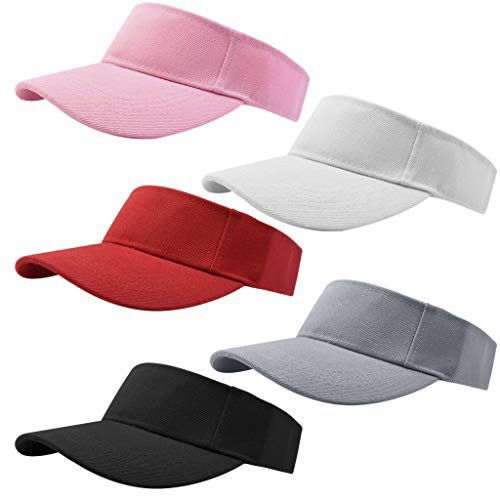Sun Visor Hat Golf Tennis Cap Without Top Crown Outdoor Travel