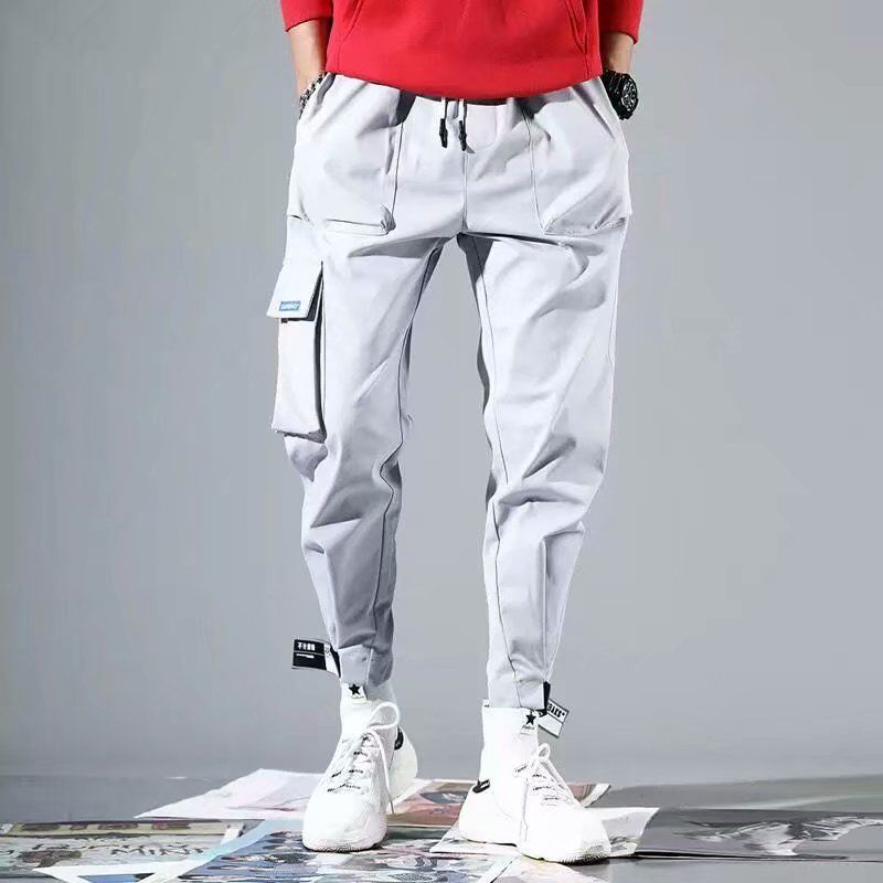 Men Multi-cket Harem Pants Trousers Men Streetwear Punk Cargo Pant  Hop Casual Trousers Joggers Hombre XXXL 3XL