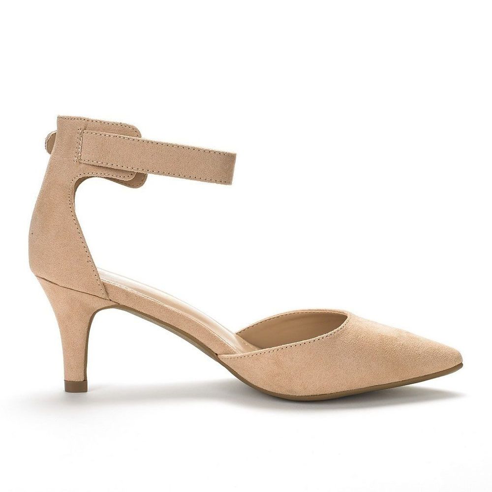 Summer Ladies Bridal Suede Thick Heel Pumps Wedding Party Shoe Newest Women Open Toe Ankle Straps Sandals 678-5VE