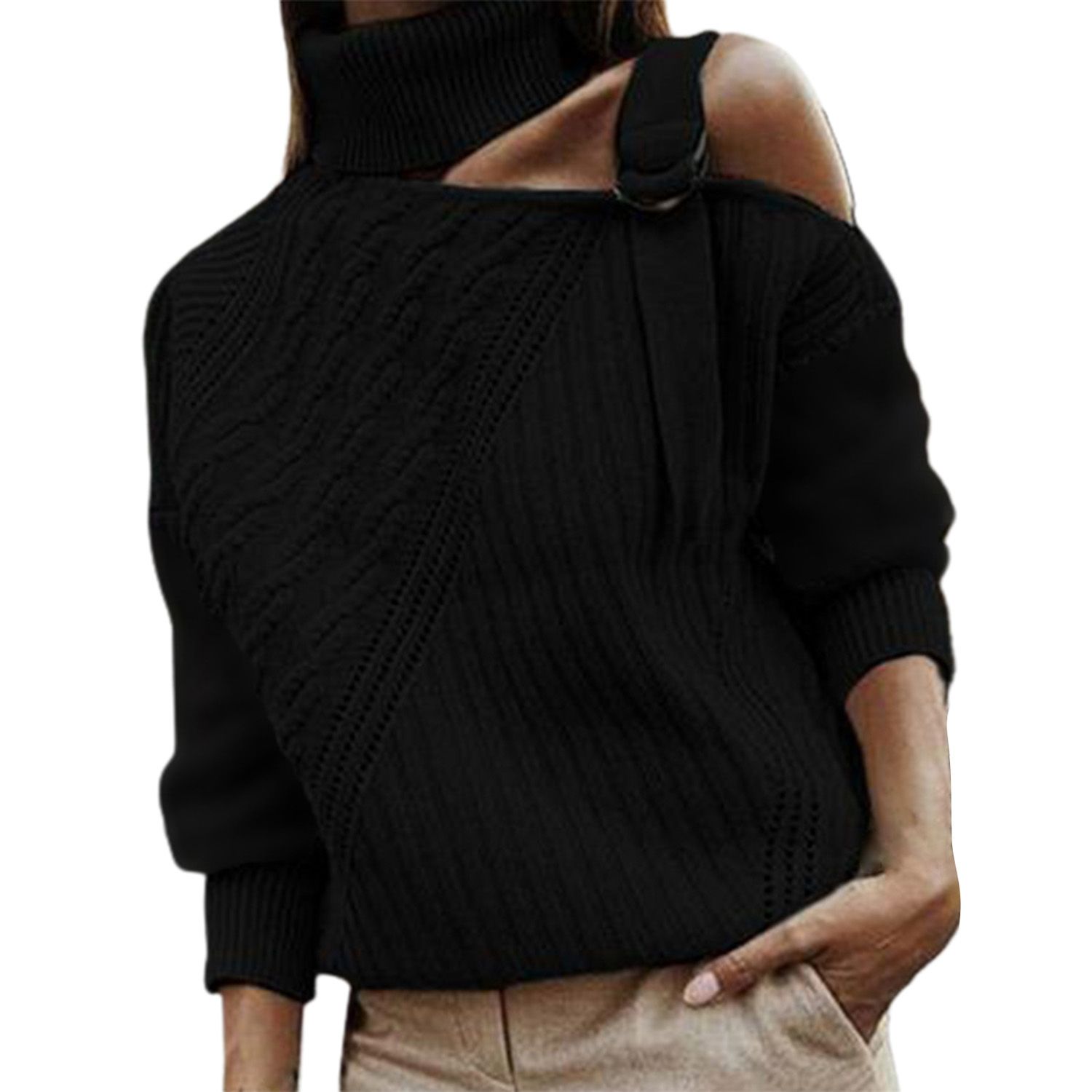 Women Sweater Stretch Anti-pilling Spring Sweater