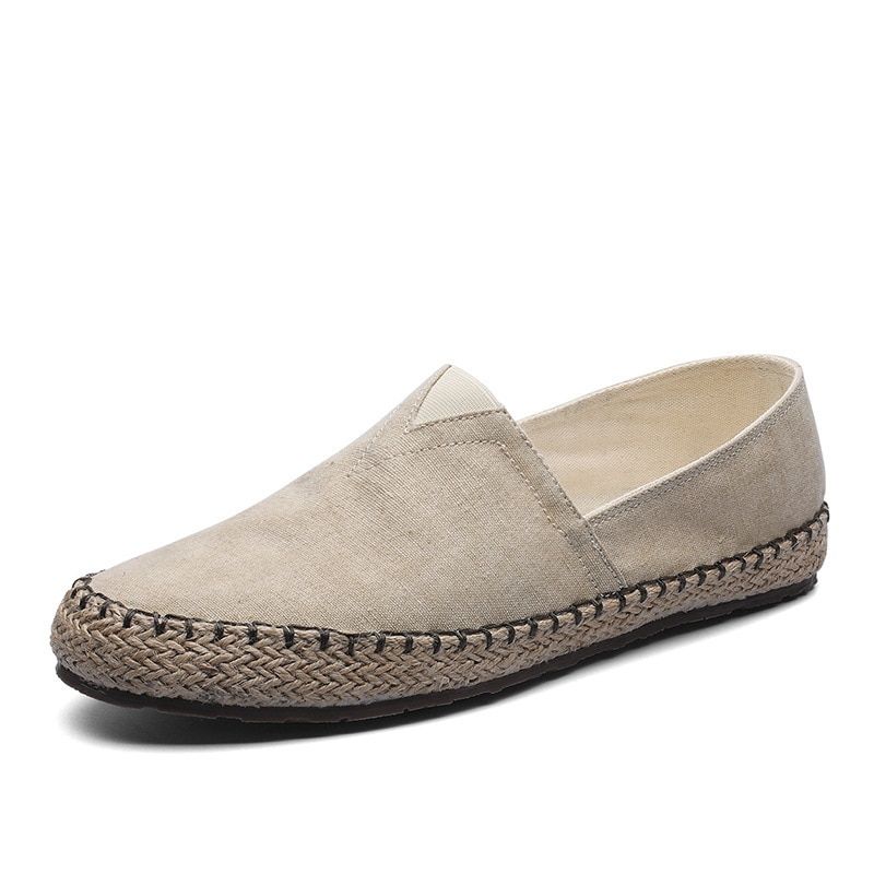 High Quality  Shoes Men's Shoes 2021 New Flat Canvas Shoes Lazy  Flat Shoes Men's Moccasin Driving Shoes