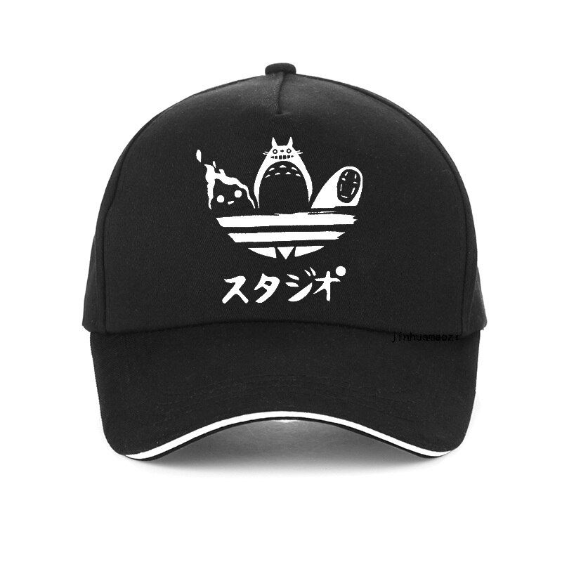 Ghibli Printing Baseball cap Cartoon Film Miyazaki Hayao Spirited Away No Face Man Totoro Fire-demon hat