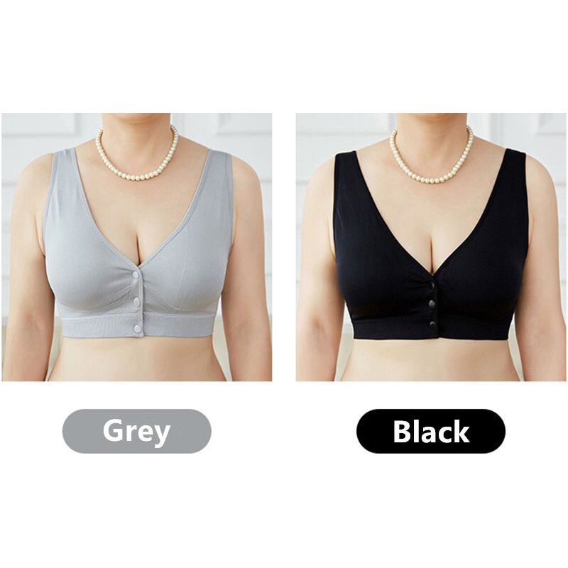 Women Tank Crop Top Bra Underwear Seamless Tube Top Underwear Wireless Seamless Bra Pads Push Up Bra Plus Size Front Closure