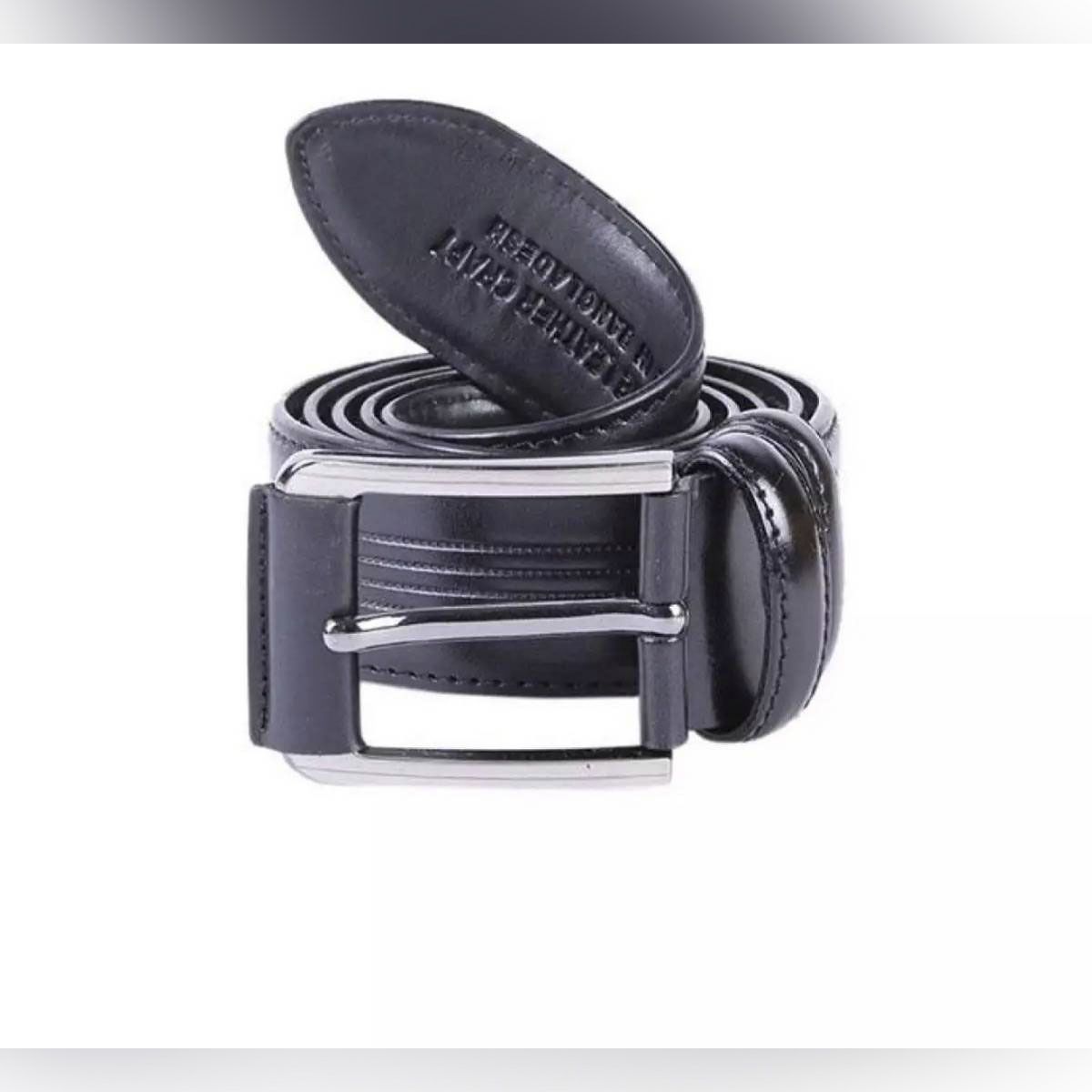 Long Lasting Black Color Formal Belt For Men