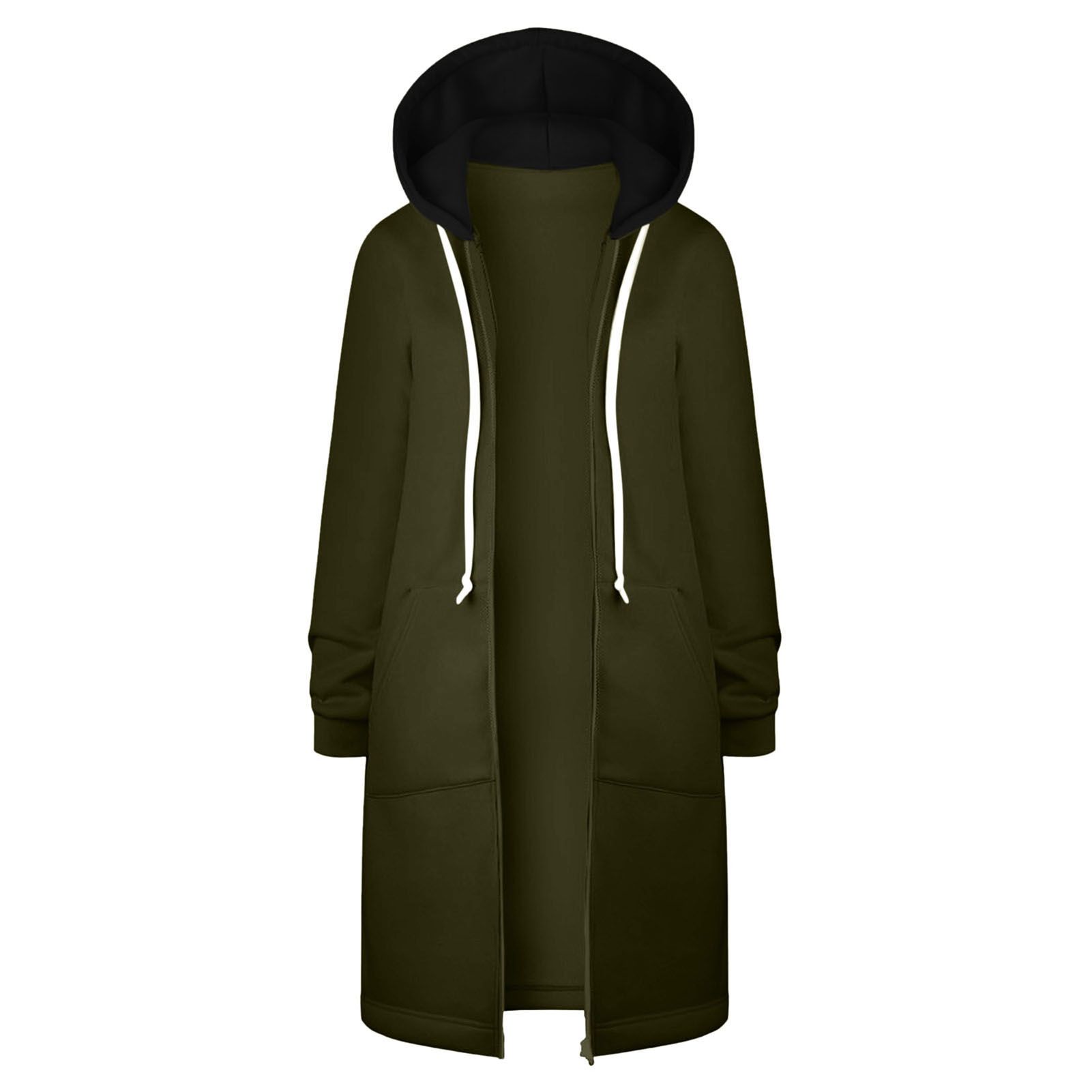 Lady Coat Long Sleeve Big Pockets Women Jacket