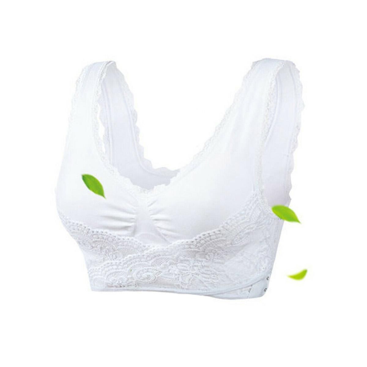 Female Sport Bra Women’ s Solid Color U-Neck Sports Underwear Athletic Undergarment ( Black/White/Skin Color)