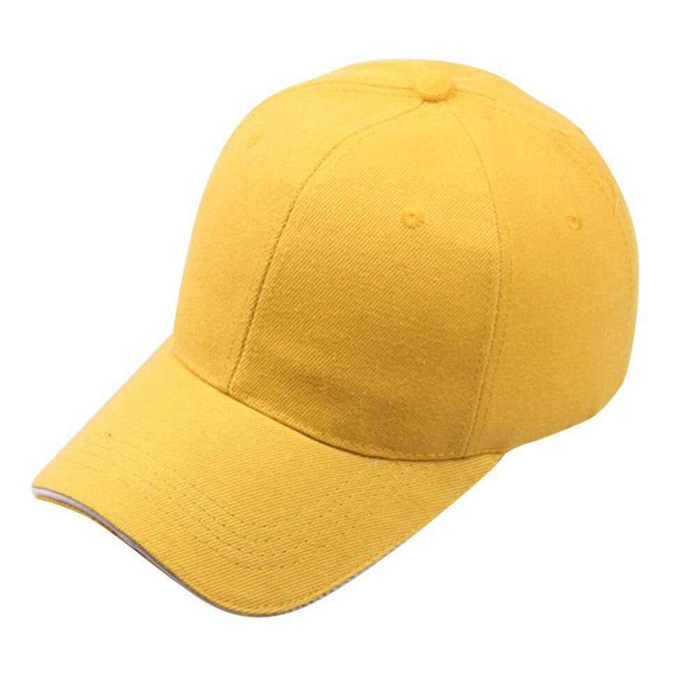 Summer Baseball Cap Women's Men's Adjustable Cap Unisex Casual Hip-Hop Solid Outdoor Snapback Hats F#J10
