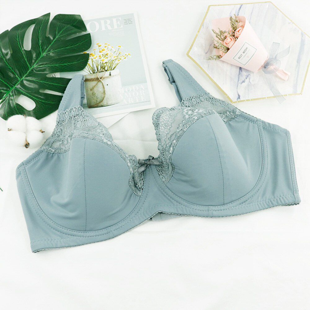 Plus Size Lace Bras For Women Lager  Push Up Bra Bralette Comfortable Underwired Underwear Lingeries Tops BH D DD E F G Cup