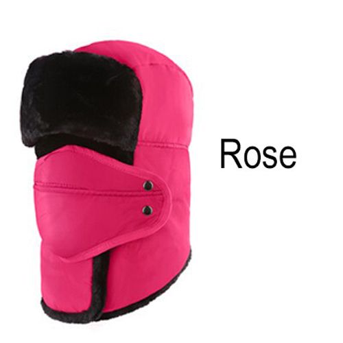 Black beanies winter hats for Men Women Outdoor Skiing Boys Winter Cap Thick Plush Polyester Bonnet Mens Gifts